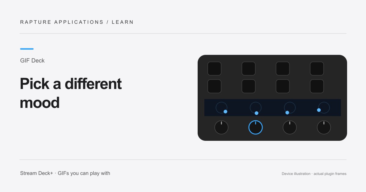 GIF Deck guide: Pick a different mood