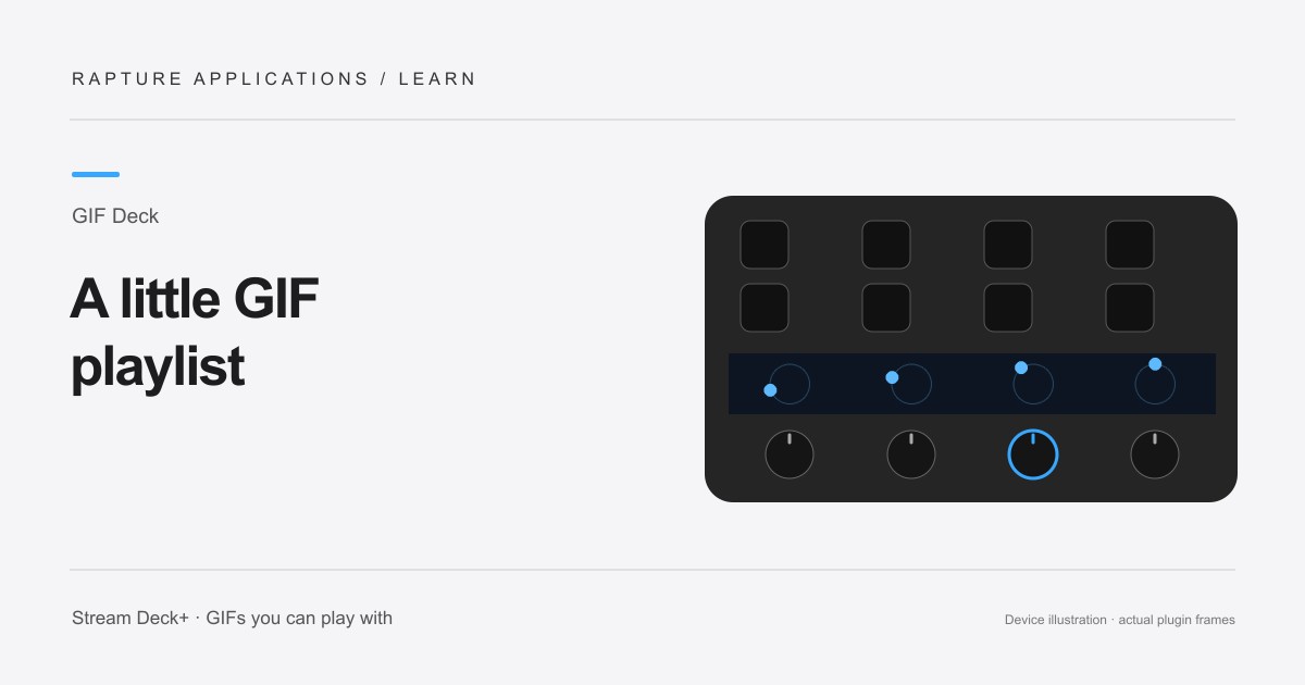 GIF Deck guide: A little GIF playlist